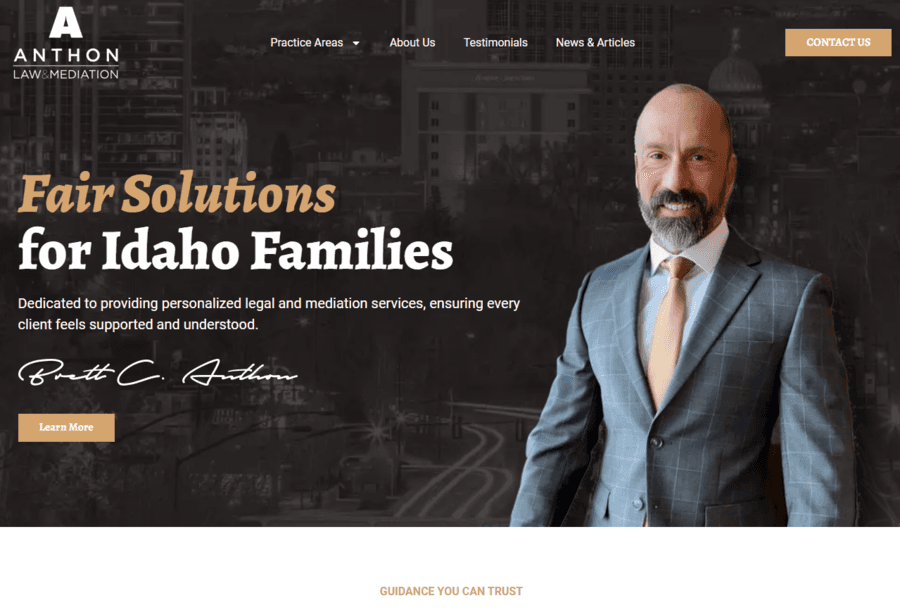 Brett Anthon Unveils User-Centric Website for Enhanced Family Law Services