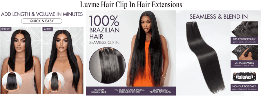 Luvme Hair Introduces High-Quality Clip-In Hair Extensions for Effortless Style Transformations