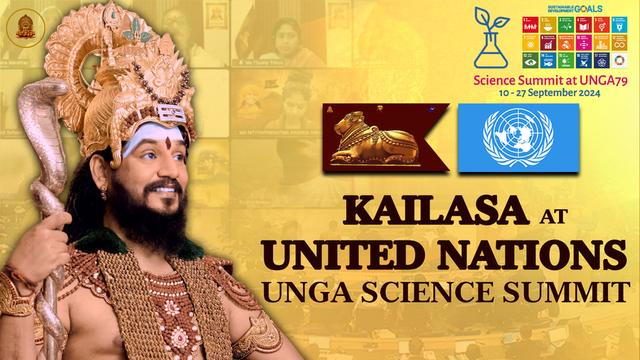 KAILASA's Nithyananda Hindu University Presents Mental Health Research at UN General Assembly Science Summit