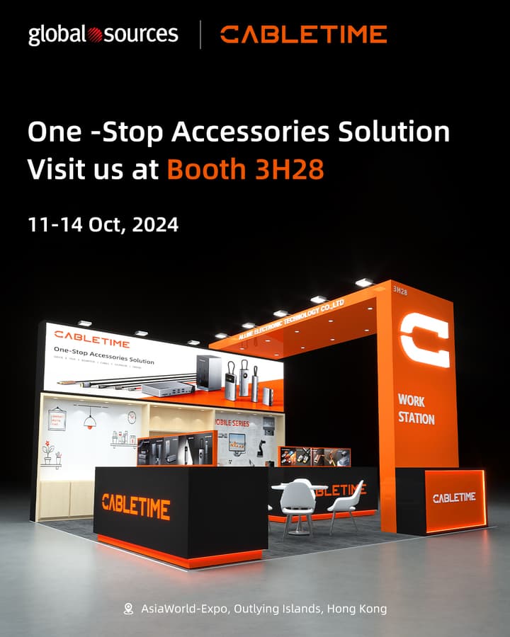 CABLETIME to Showcase Advanced Docking Stations at GITEX 2024 and Global Source Consumer Electronics Fair