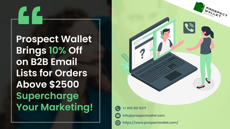 Prospect Wallet Offers 10% Discount on B2B Email Lists, Boosting Marketing Opportunities