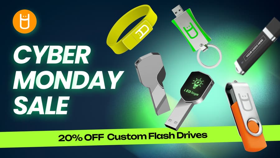 USB Memory Direct Announces 20% Off Cyber Monday Sale on Custom USB Flash Drives