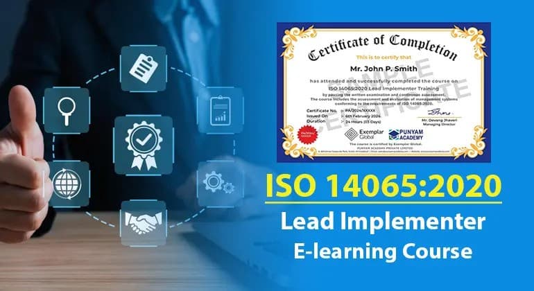 Punyam Academy Launches ISO 14065 Lead Implementer Training Course