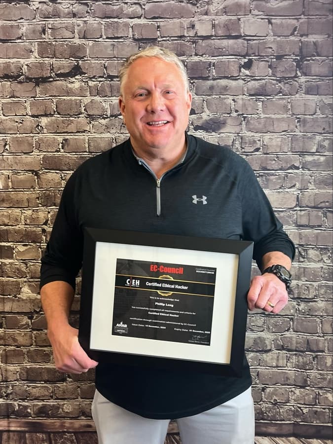 BIS CEO Phillip Long Achieves Certified Ethical Hacker Certification, Enhancing Cybersecurity Services