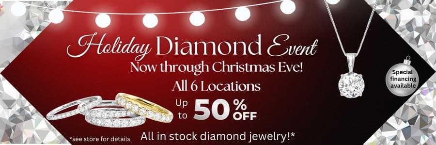 Huntington Fine Jewelers Announces Holiday Diamond Event with Up to 50% Off