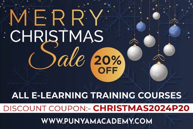 Punyam Academy Offers 20% Discount on E-learning Courses for Christmas 2024