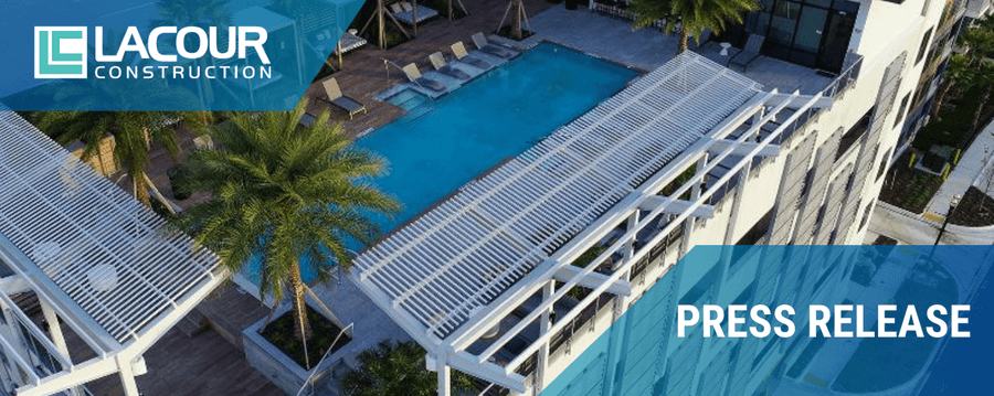 LaCour Construction Showcases Expertise in Rooftop Pool Construction at The Station @ San Marco