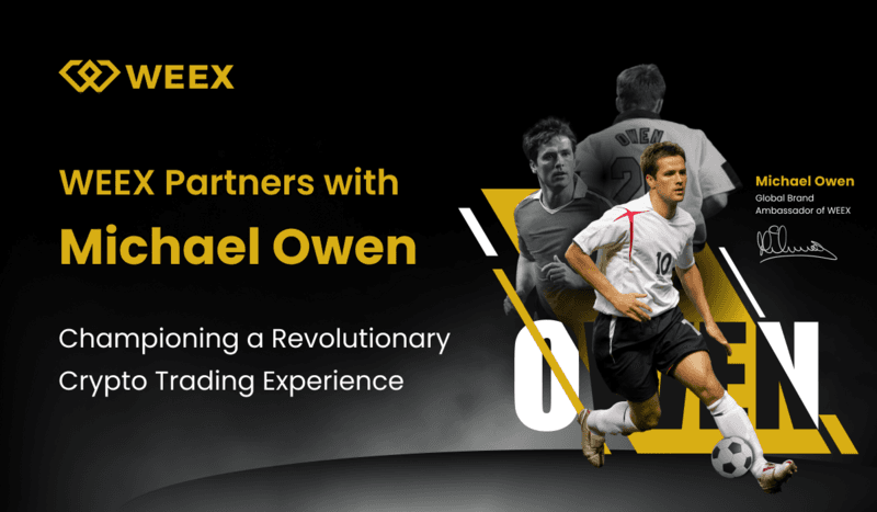 WEEX Exchange Partners with Soccer Legend Michael Owen for Global Expansion