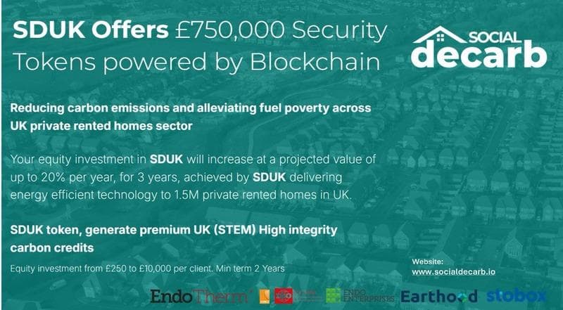Social Decarb UK Launches £750,000 STO to Combat Fuel Poverty and Reduce Carbon Emissions