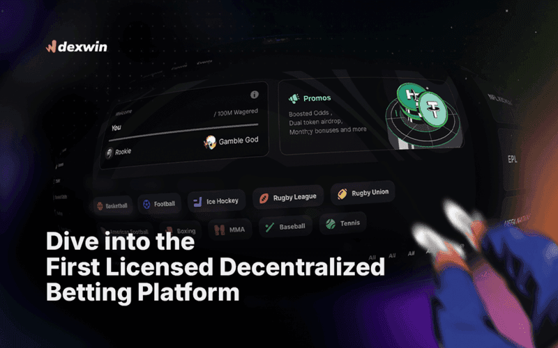 DexWin Launches First Licensed Decentralized Crypto Betting Platform on Polygon
