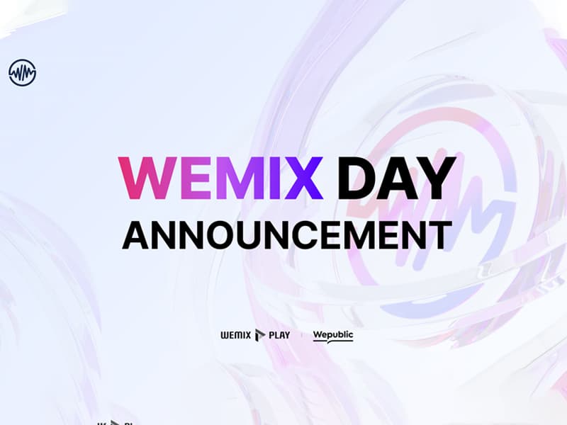 Wemade to Showcase New Business Strategy on WEMIX DAY, Revolutionizing Blockchain Gaming