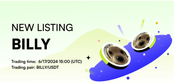 CoinW to List BILLY, the Adorable Meme Coin, Celebrating with 5,000 USDT Bounty Program