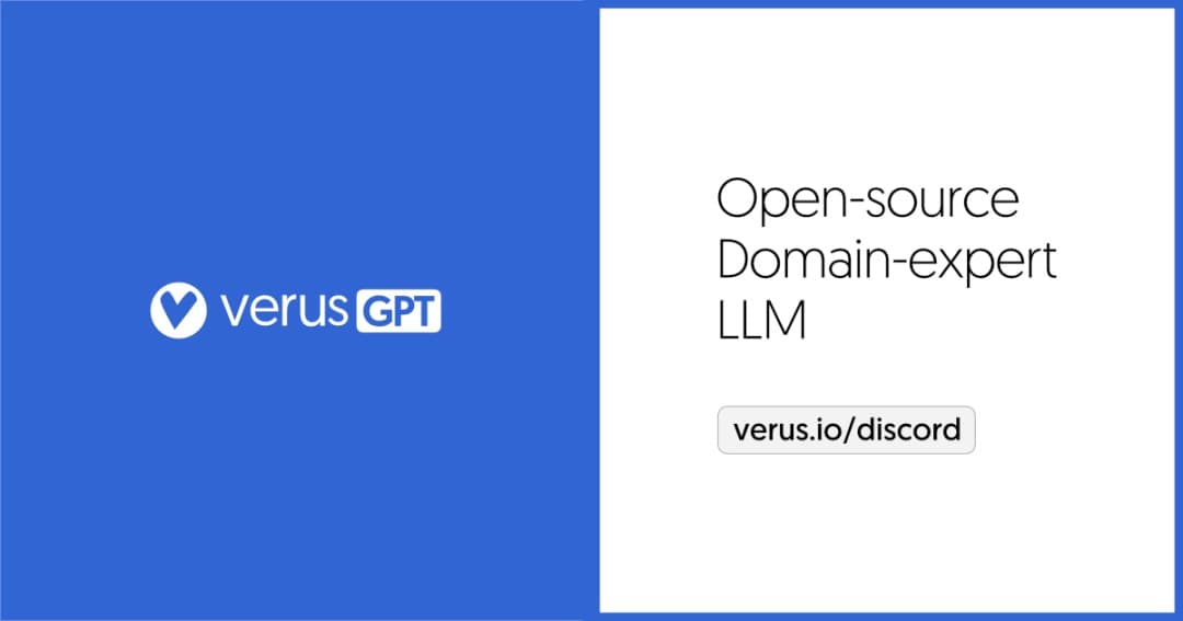 Verus Community Launches Open-Source AI Model Llama 3 VerusGPT