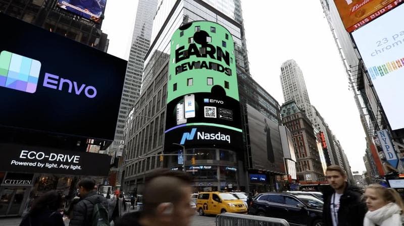 Envo Unveils on Nasdaq Screen, Signaling Major Step in Web3 Social Platform's Global Expansion