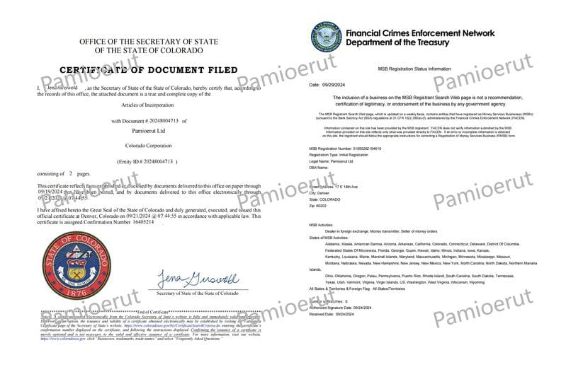 Pamioerut Exchange Secures MSB License, Strengthening Global Cryptocurrency Trading Position