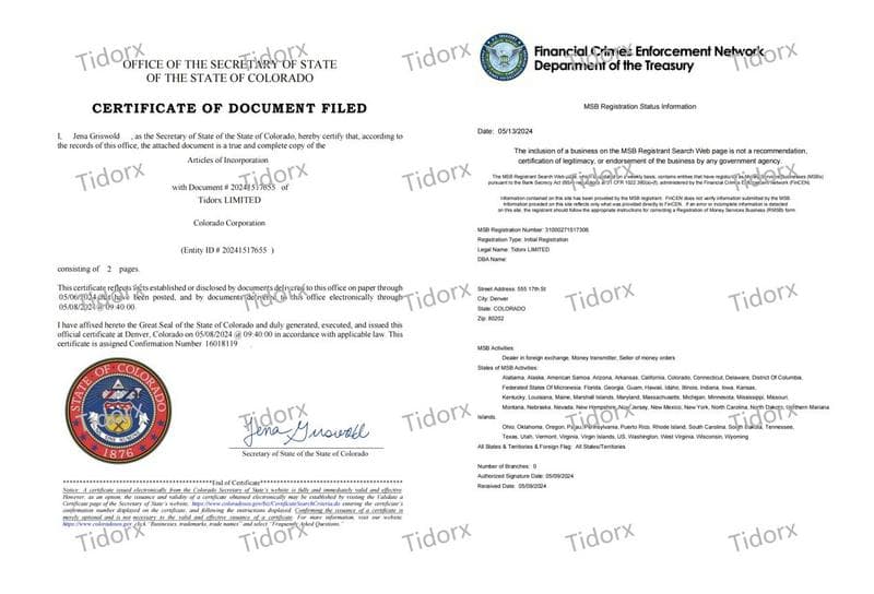 Tidorx Exchange Launches Global Compliance Program, Expands into International Markets