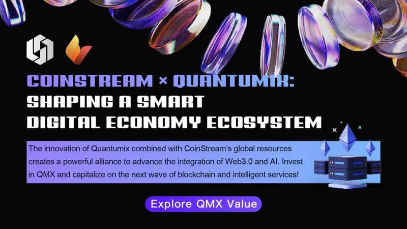 Quantumix Launches on CoinStream Exchange, Bridging Web 3.0 and AI