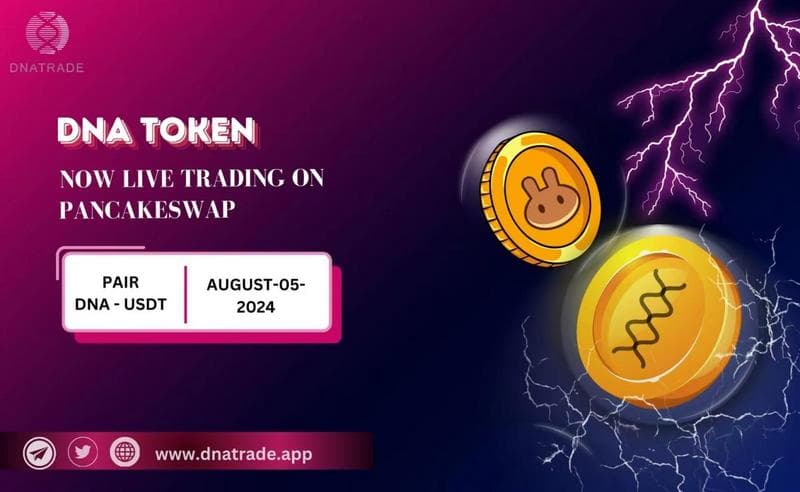 DNA Token Debuts on Pancake Swap, Showcases Innovative AI Wallet