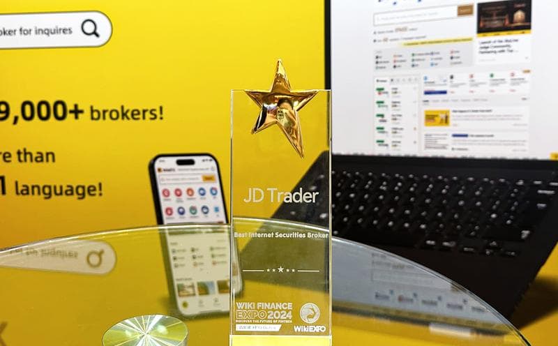 JD Trader Named 'Best Internet Securities Broker' at 2024 Dubai Wiki Financial Expo