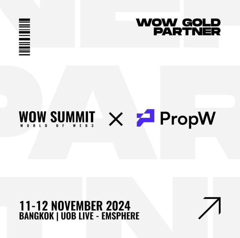 PropW Expands Global Presence with Gold Sponsorship at WOW Summit Thailand