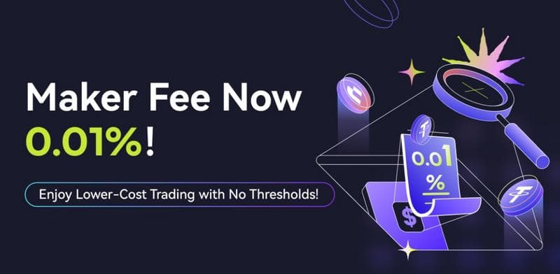 CoinW Slashes Futures Trading Maker Fee to Industry-Low 0.01%