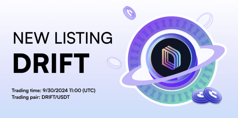 DRIFT DeFi Platform to Launch on CoinW Exchange, Expanding Access to Decentralized Derivatives Trading