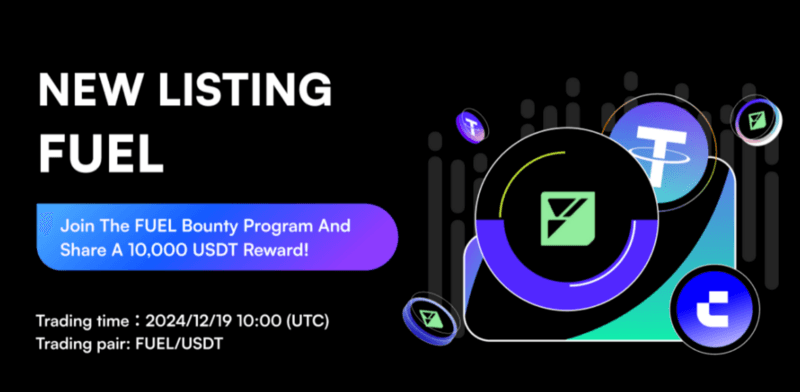 CoinW Exchange to List FUEL, Promising High-Performance Layer 1 Cryptocurrency