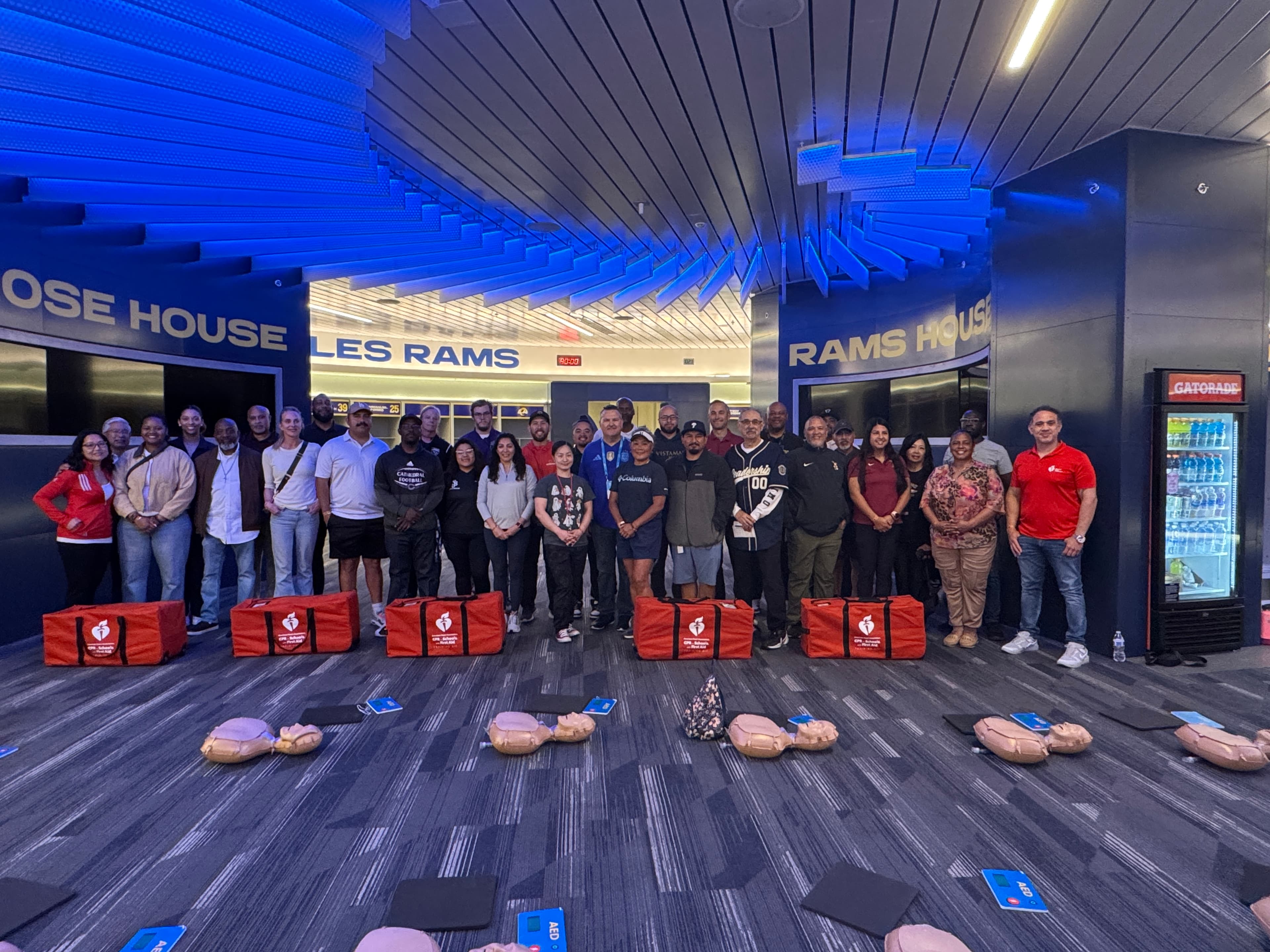 Los Angeles Rams Equip 22 Schools with Life-Saving CPR and AED Training