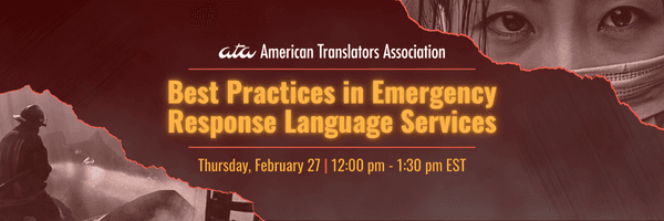 Experts Convene to Discuss Critical Language Services in Emergency Response