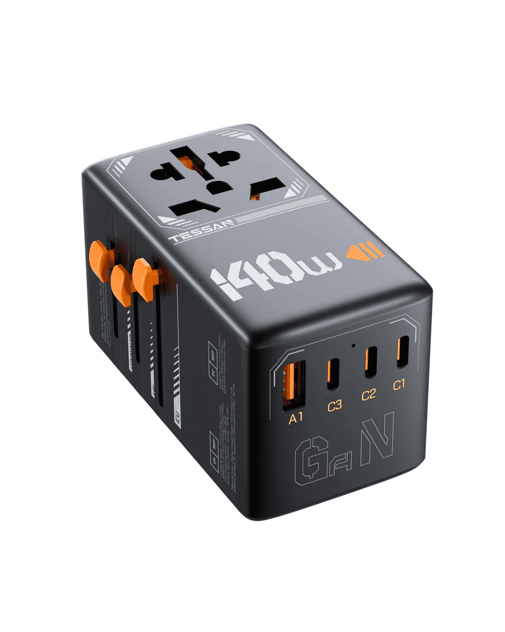 TESSAN Unveils 140W Universal Travel Adapter for Global Travelers