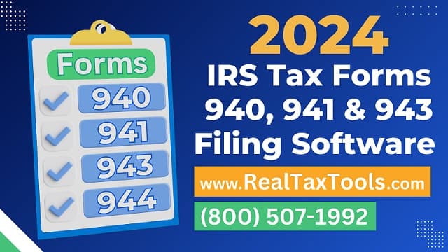 Real Business Solutions Releases 2024 IRS Tax Forms Filing Software