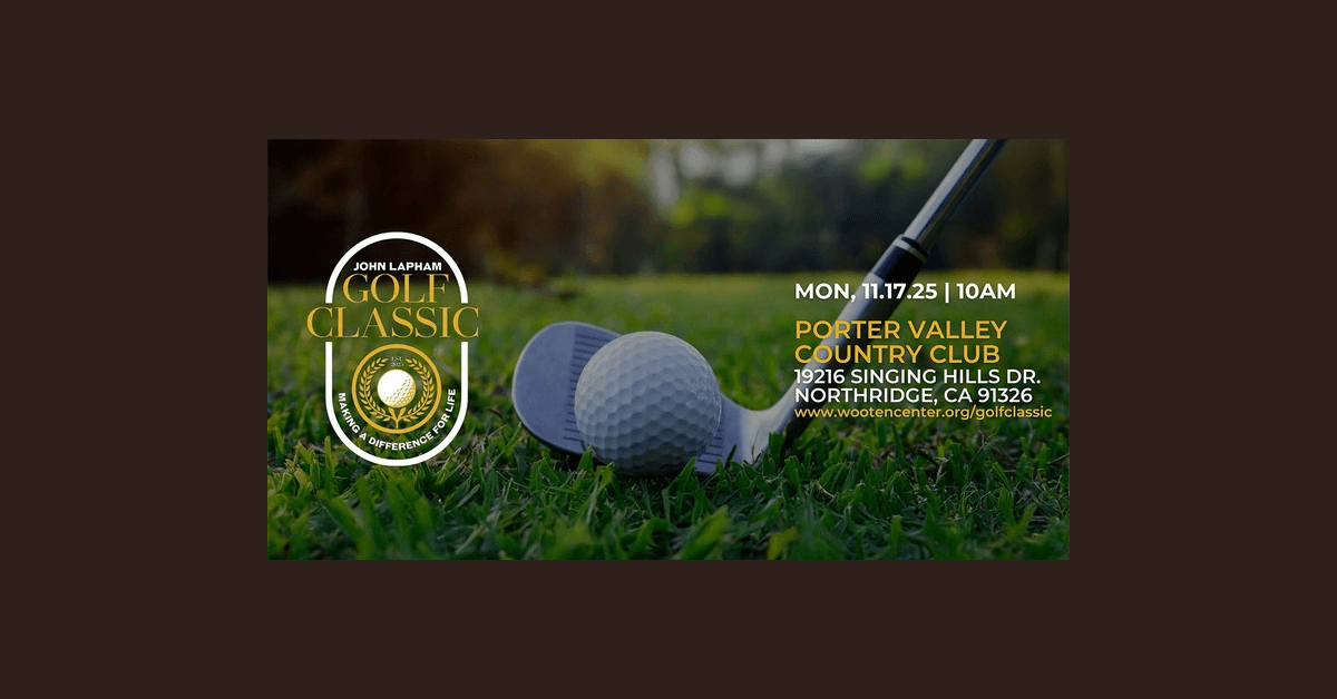 Wooten Center Renames Annual Golf Event to Honor John Lapham's Legacy, Supporting LA Youth Education