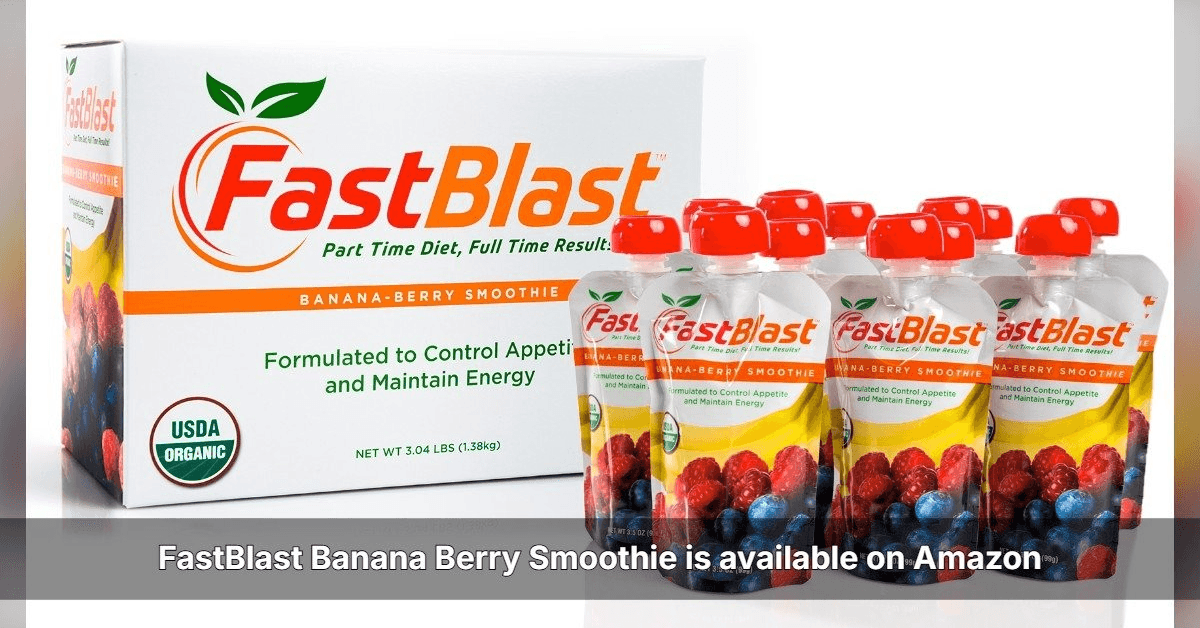FastBlast Smoothie Expands U.S. Distribution Through Amazon Partnership