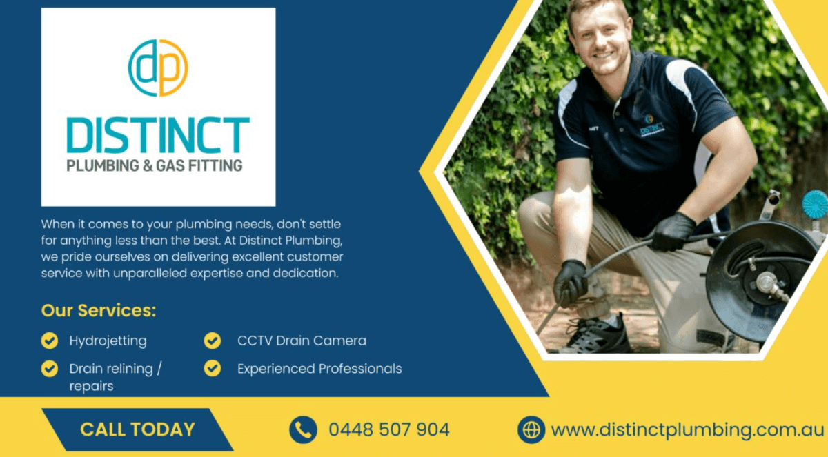 Distinct Plumbing & Gas Fitting: Salisbury's Trusted Local Plumbing Experts