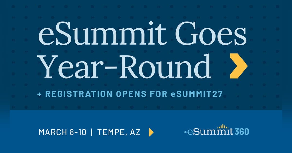 SERI Launches Year-Round eSummit360, Opens Registration for eSummit27 in Tempe