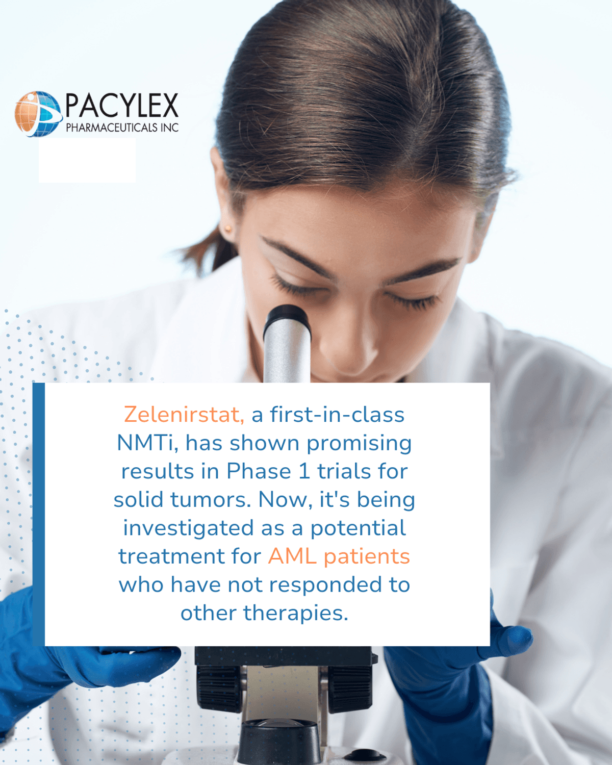 Pacylex Pharmaceuticals Initiates Clinical Trial for Zelenirstat in Acute Myeloid Leukemia Treatment