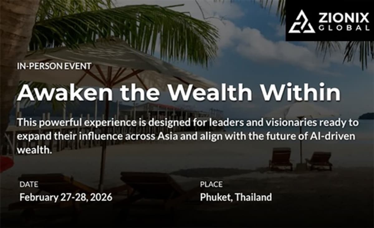 Zionix Global Expands Conscious Innovation Movement to Thailand with Transformational Summit