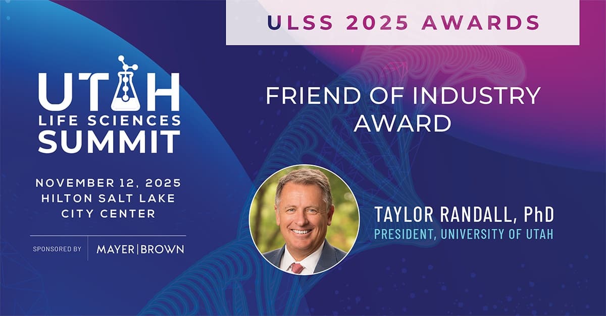 BioUtah Announces 2025 Life Sciences Award Winners Recognizing Utah's Healthcare Innovation Leaders
