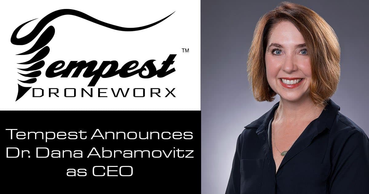 Tempest Droneworx Names Co-Founder Dr. Dana Abramovitz as CEO Amid Strategic Growth