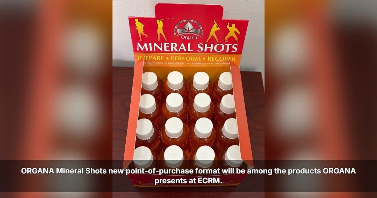 ORGANA International to Showcase New Mineral Shots at ECRM Session