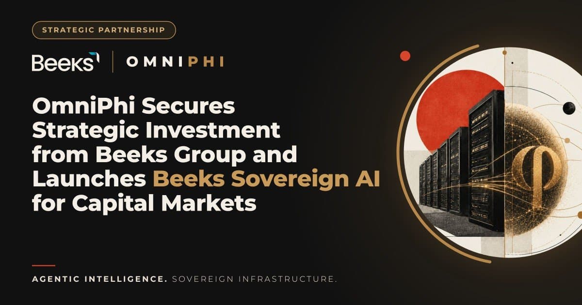 Beeks and OmniPhi Launch Sovereign AI for Capital Markets
