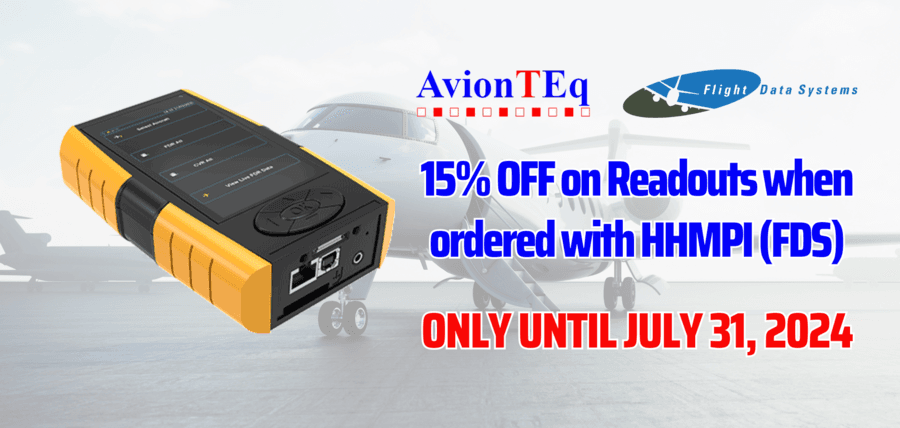AvionTEq Offers 15% Discount on Flight Data Readouts with HHMPI Orders Until July End