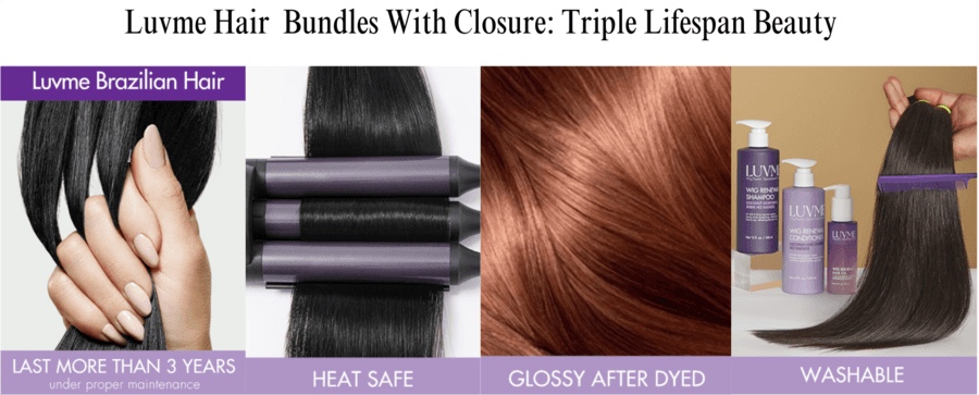 Luvme Hair Introduces Bundles with Closure Offering Triple Lifespan
