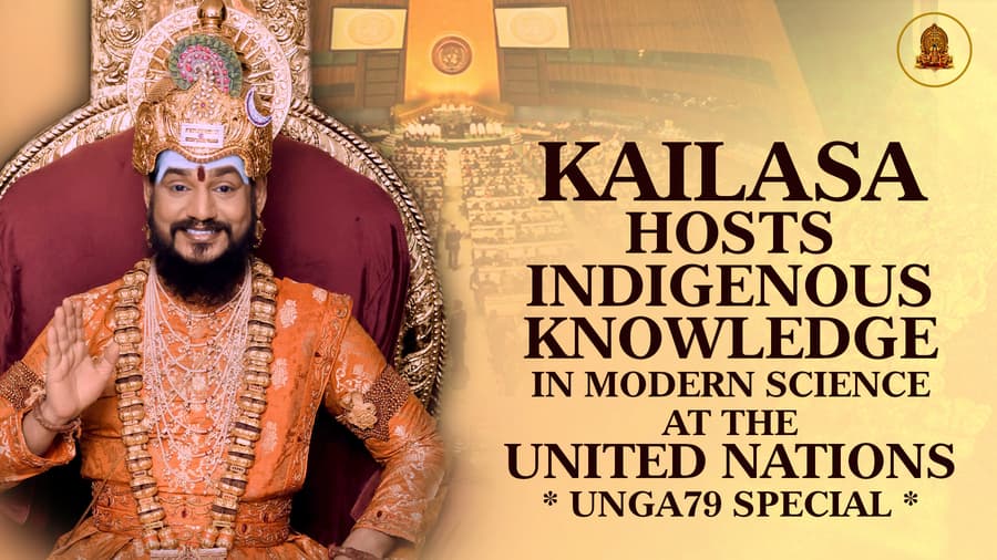 United States of KAILASA Hosts Session on Indigenous Knowledge at UN General Assembly Science Summit