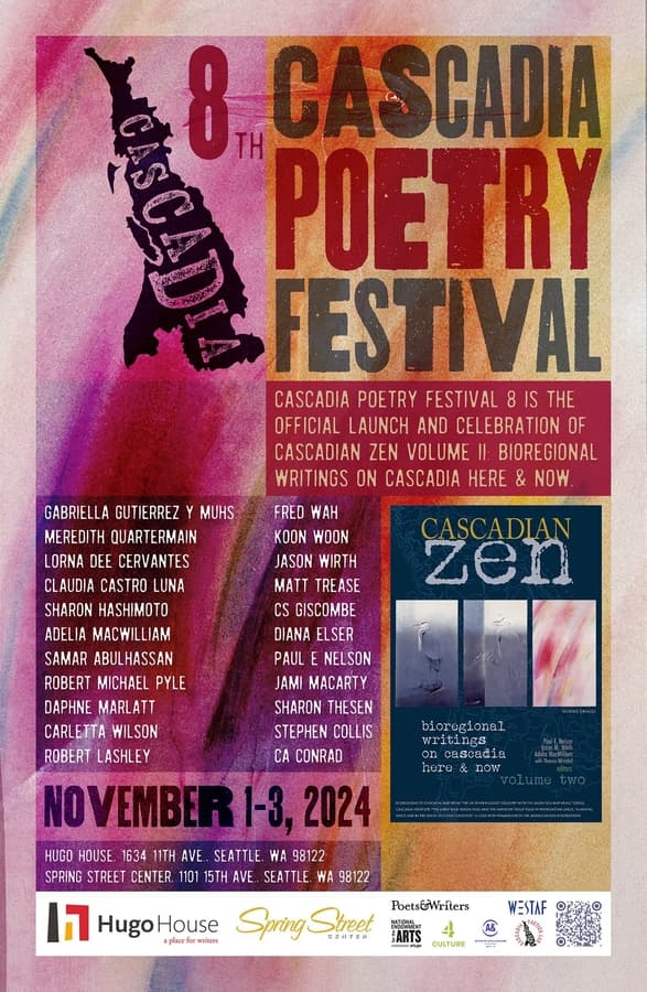 Cascadia Poetry Festival Returns to Seattle for 8th Edition
