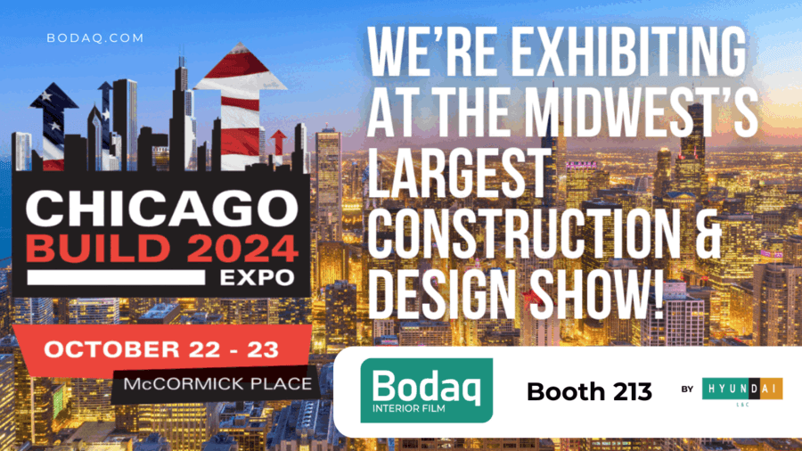 Bodaq Finishes to Showcase Innovative Interior Film Solutions at Chicago Build Expo 2024