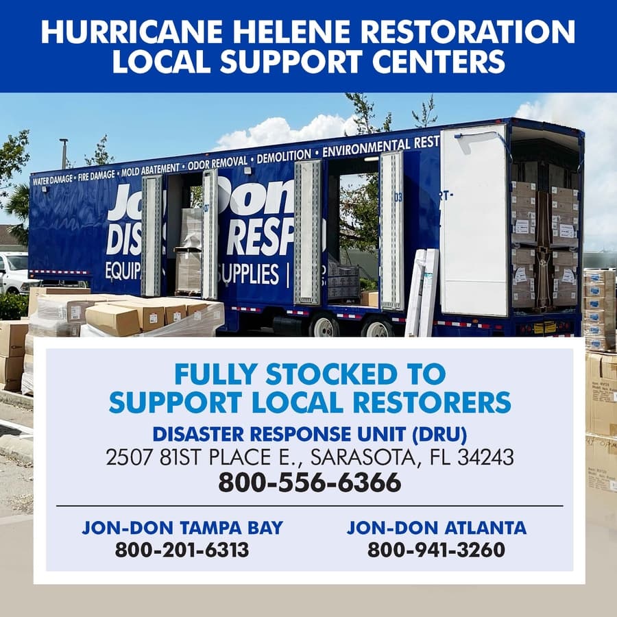 Jon-Don Deploys Mobile Disaster Response Unit to Support Hurricane Recovery in Florida