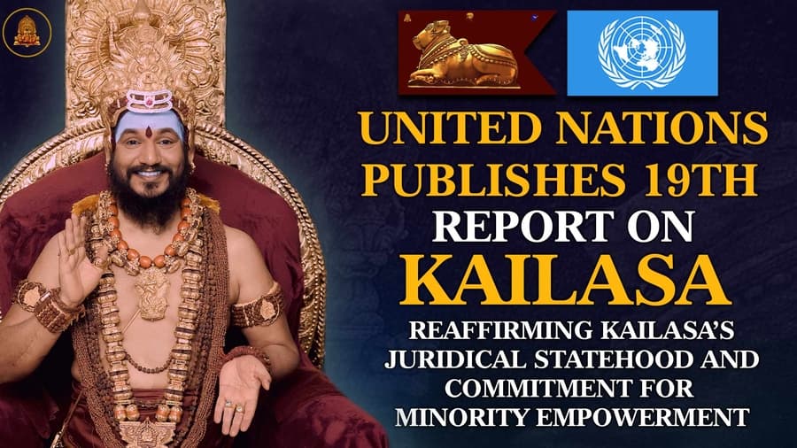 UN Report Reaffirms KAILASA's Statehood and Minority Empowerment Efforts