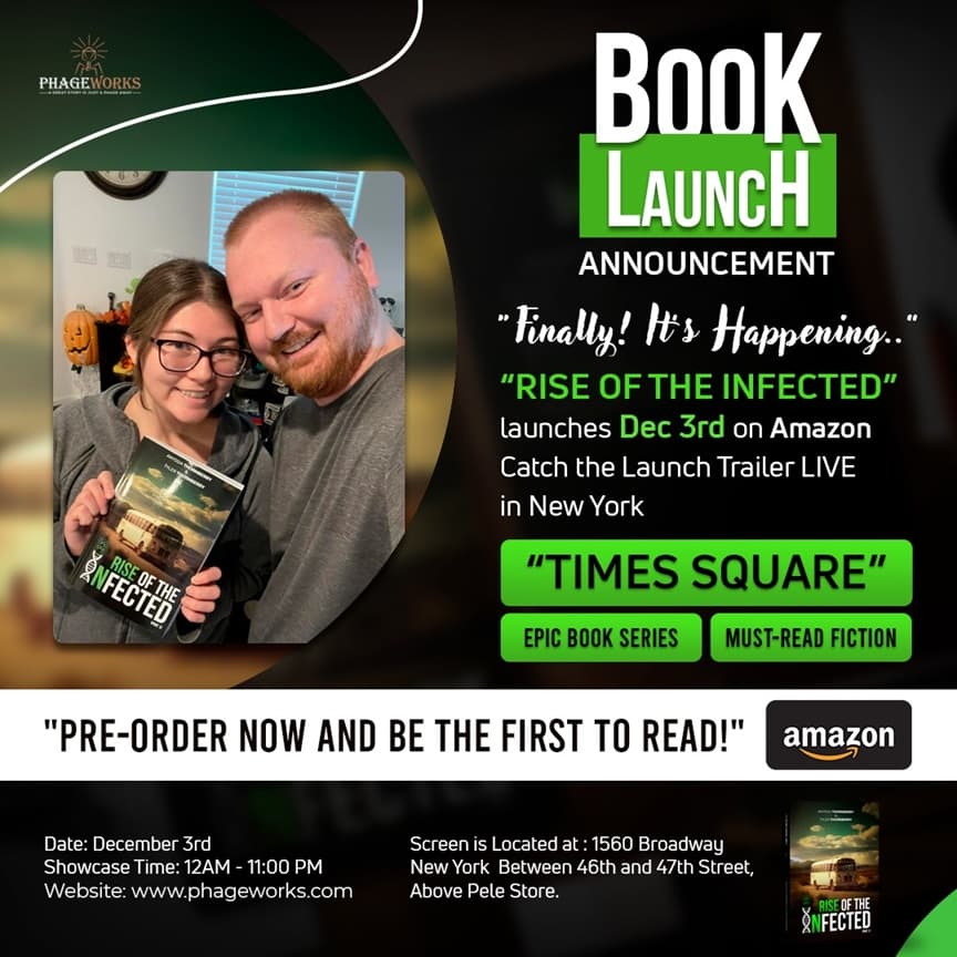 Debut Authors Tyler & Anyssia Thornberry Set to Launch Sci-Fi Epic 'Rise of The Infected'