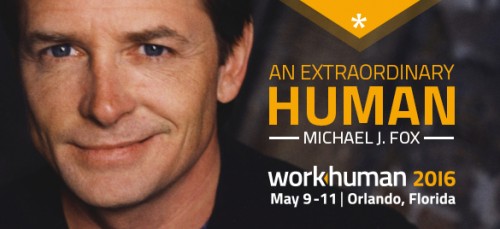 Michael J. Fox, award-winning actor, author and activist keynoted Workman 2016, speaking about Optimism, Hope and Gratitude